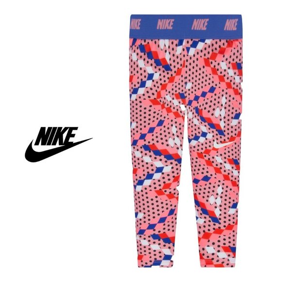 Dri-fit Geo-Print Capri Leggings by Nike - Picture 1 of 3